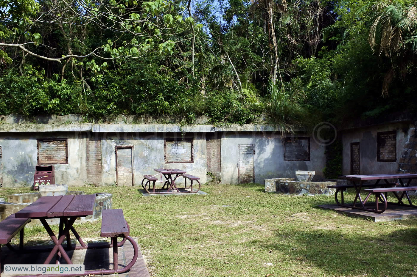 Military Shelters at Tai Tam Tuk Reservoir
